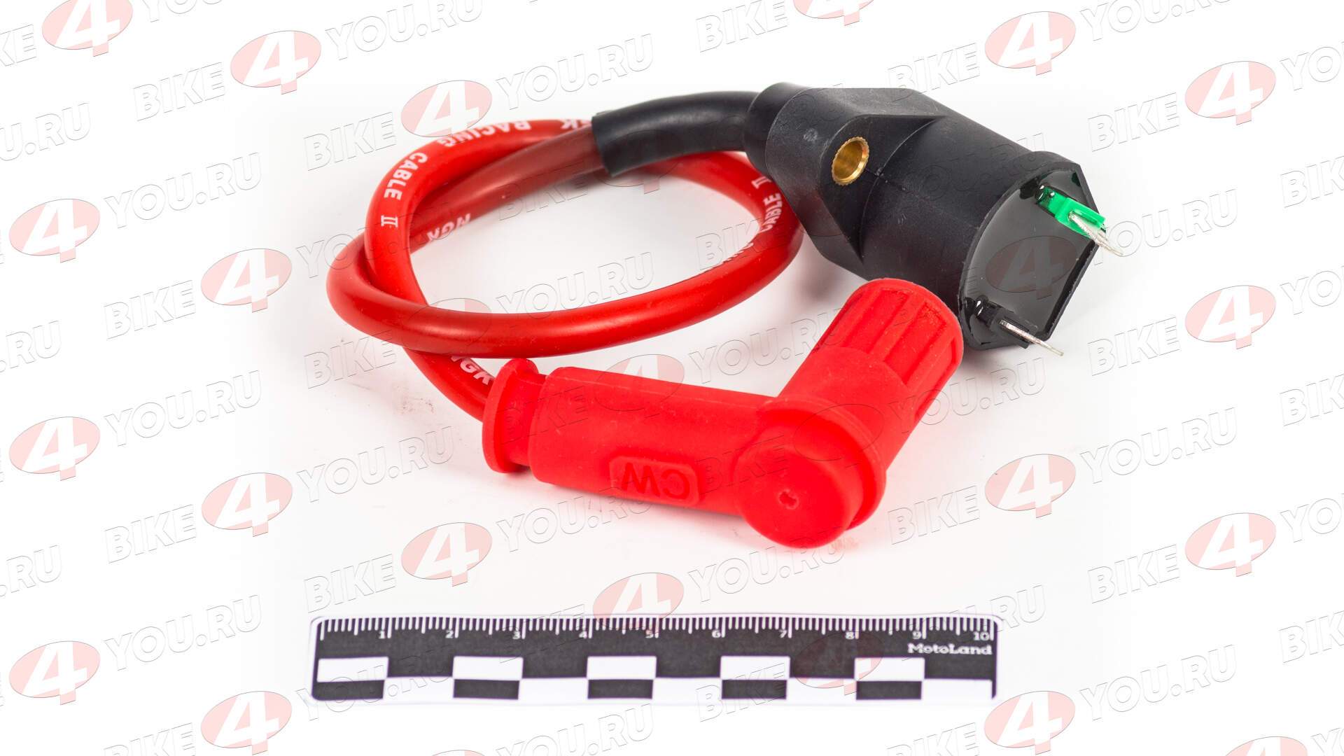 Катушка зажигания (универсальная) №1 красный провод