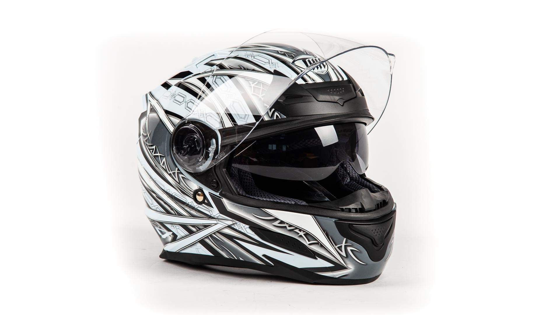 Шлем "THH" TS-44№3 BLK/WHT (M) Шлем "THH" TS-44№3 BLK/WHT (M)